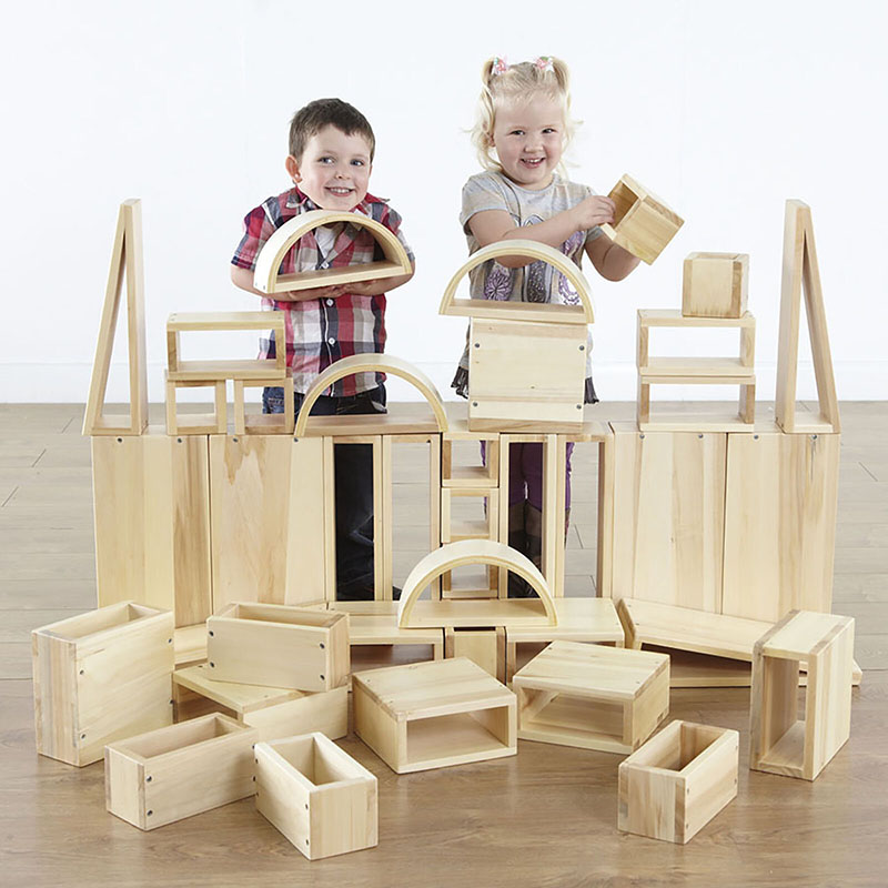 Large wooden building blocks uk sale