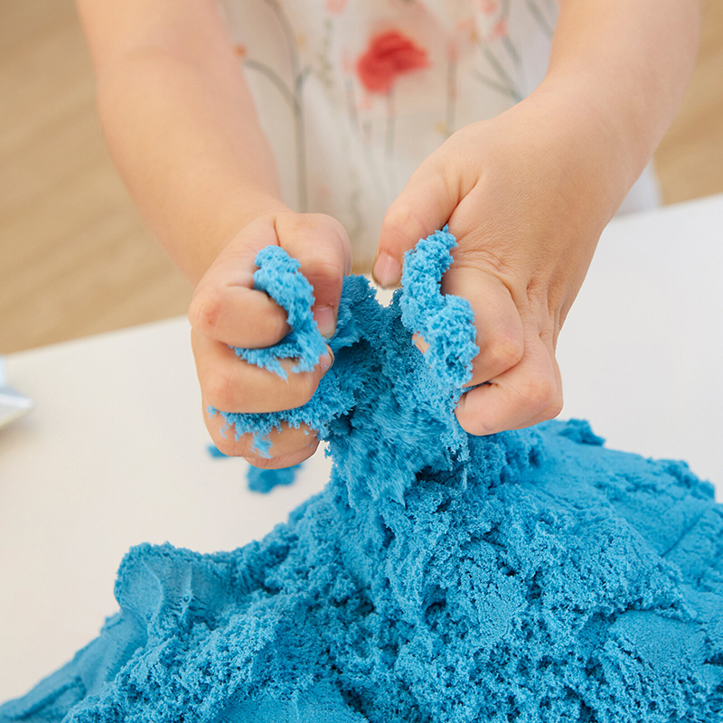 Coloured Kinetic Sand 2.5kg Blue Creative Activity