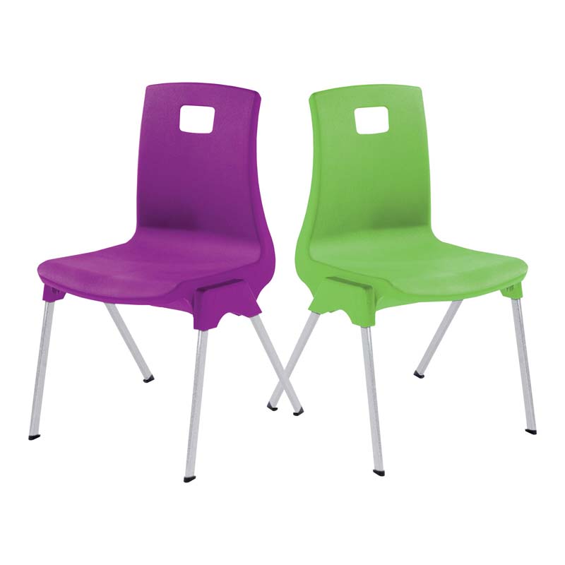 Metalliform ST Chair Seat height 380mm Lime Green Creative Activity