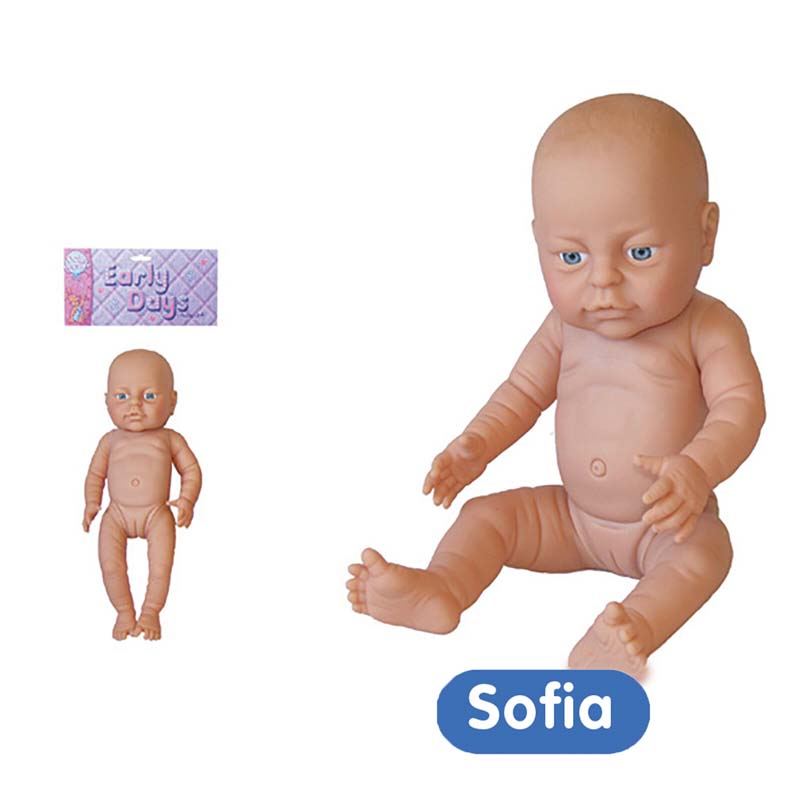 Anatomically Correct Realistic Baby Doll White Girl Creative Activity