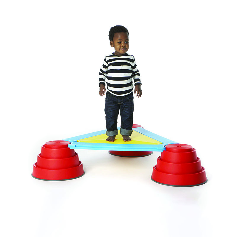 Build N Balance Triangle Platform Creative Activity