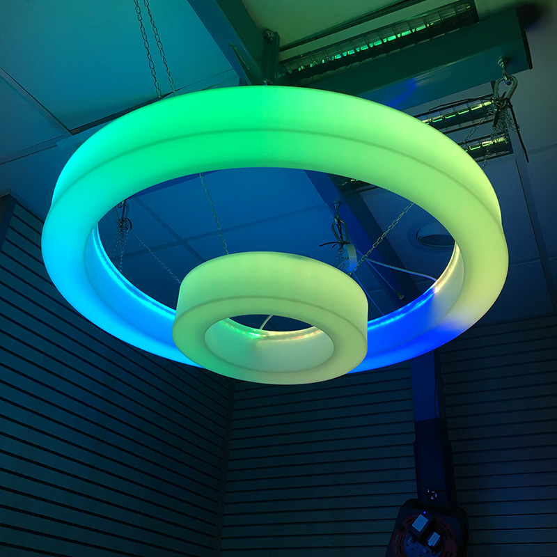 Ring light outlet colour changing