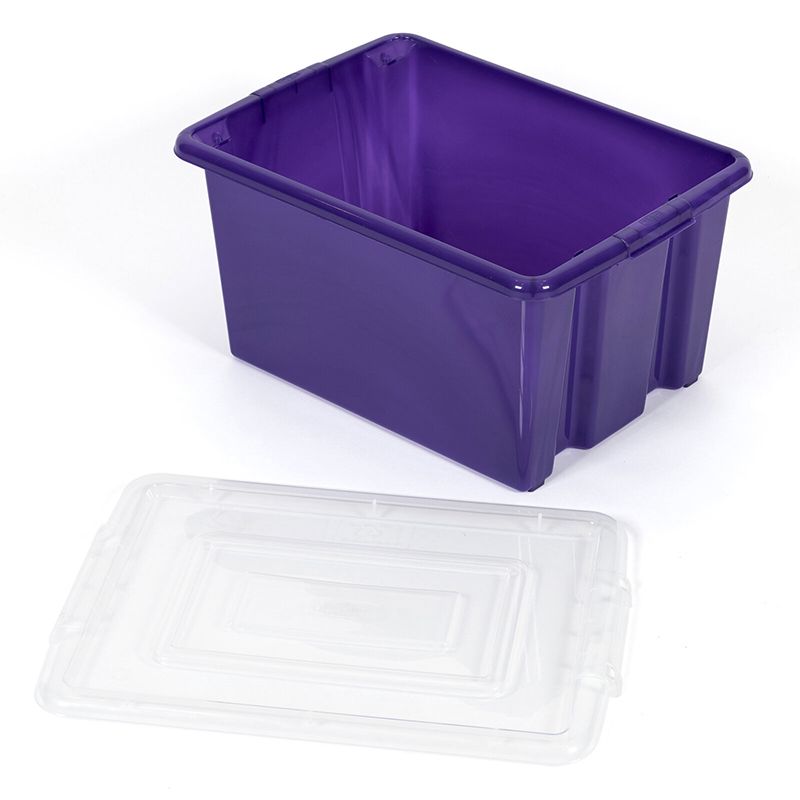Stack and Store Plastic Storage Box Lid | Classroom Furniture ...
