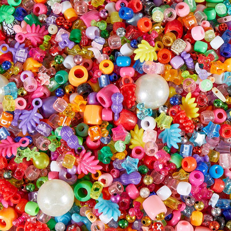 Bumper Bucket Assorted Beads Educational Resources Art Craft