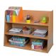 Deep Freestanding Bookcase Unit Beech D42cm | Creative Activity