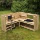 Outdoor Corner Kitchen Unit with Standard Delivery | Creative Activity