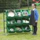 Metal Tilted Tray Trolley with Trays | Creative Activity