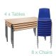 Crush Bent Table 4pk NP Chair | Creative Activity