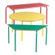 Rectangle Coloured Frame Classroom Table H460mm Yellow Frame | Creative Activity