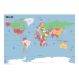 Simple Map of the World A0 | Creative Activity