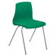 Metalliform NP Chair Seat Ht 430mm Green Black Frame | Creative Activity