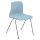 Metalliform NP Chair Seat Ht 350mm Soft Blue Black Frame | Creative Activity