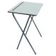Tamperproof Folding Exam Desk With Speckled Grey Top and PU edge | Creative Activity