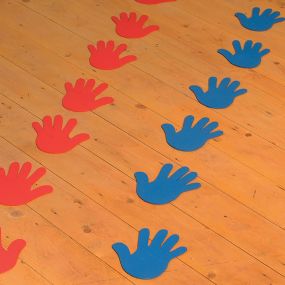 Floor Markers Hands and Feet Feet 12pk