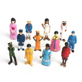Small World Plastic Multicultural Figures