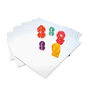 Double Sided Plastic Mirrors 150 x 100mm 10pk