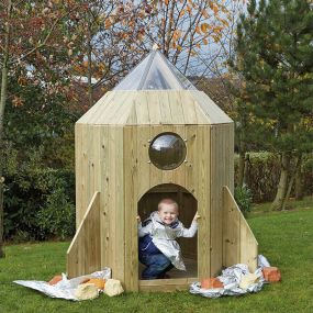 Outdoor Wooden Spaceship