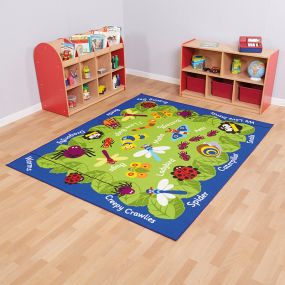 Back to Nature Minibeasts Indoor Rug | Creative Activity