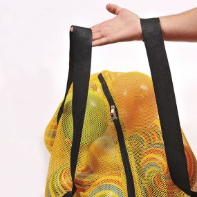 Coloured Mesh Ball Carry Bags 6pk