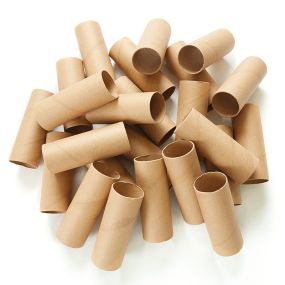 Recycled Sturdy Cardboard Craft Rolls 24pk