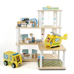 Small World Wooden Hospital Set