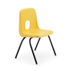 Hille Series E Class Chairs Seat height 380mm Yellow