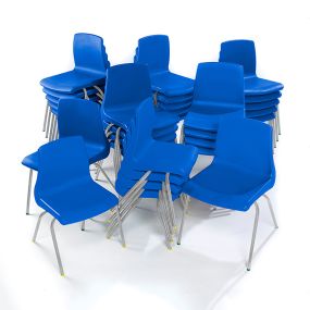 NP Classroom Chairs 30pk Seat height 310mm Green