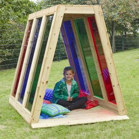 Outdoor Rainbow Pyramid | Creative Activity