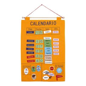 Calendario Spanish Fabric Calendar