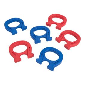 Colourful Horseshoe Magnets 6pk