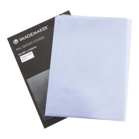 Imagemaker Clear Binding Report Covers A4 100pk