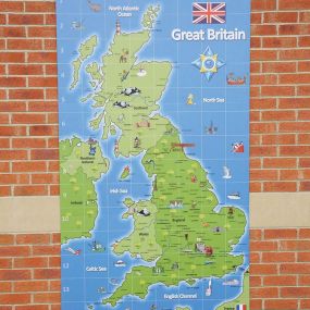 Map of the UK Outdoor Classroom Map W1.2 x L2.1m