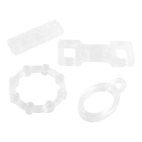 Sensory Shape Oral Chews 4pk Clear