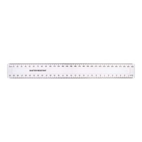 Clear Shatter Resistant 30cm Rulers 100pk