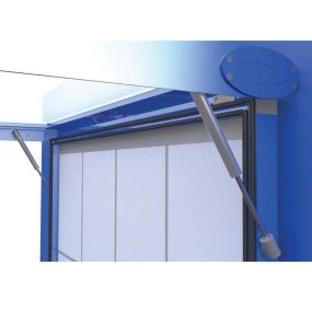 W'Shield Outdoor Noticebrd Blue Alum Frame H735 x W560mm