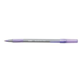 Bic Purple Round Stic Grip Ballpoint Pens 40pk