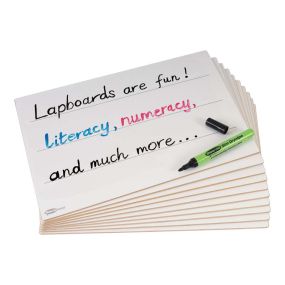 Rigid Whiteboards With Lines A4 10pk
