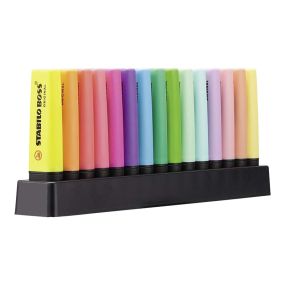 STABILO BOSS Deskset Highlighter Pens 15pk | Creative Activity