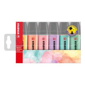 STABILO Pastel Highlighters Chisel Tip 6pk | Creative Activity
