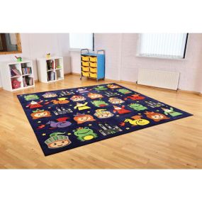 Story Time Square Placement Rug 3m x 3m