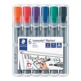 Lumocolor Flipchart Marker Pens 6pk | Creative Activity