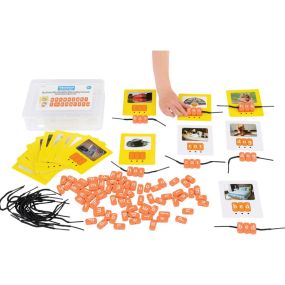 Phonics Threading Beads High Frequency Words
