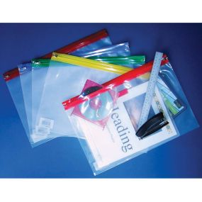 Flipfile Plastic Zip Wallets A4++ 25pk Blue | Creative Activity