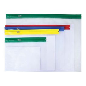 Flipfile Plastic Zip Wallets A4+ 25pk Blue | Creative Activity