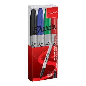 Sharpie Permanent Marker Pens 12pk Black