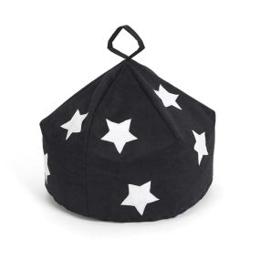 Glow in the Dark Bean Bag Black