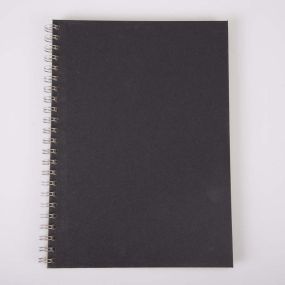 Pisces ECO Spiral Sketchbooks A3 5PK Black