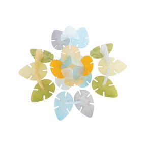 Interlocking Translucent Construction Leaves