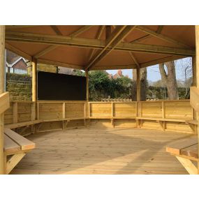 4m gazebo 800mm x 600mm chalkboard | Creative Activity