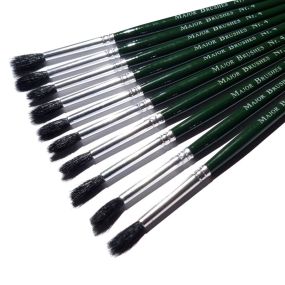 Watercolour/Imitation Squirrel Brushes Size 4 - pack of 10